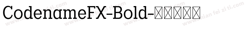 CodenameFX-Bold字体转换