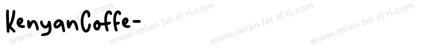 KenyanCoffe字体转换