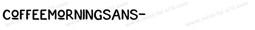 CoffeeMorningSans字体转换