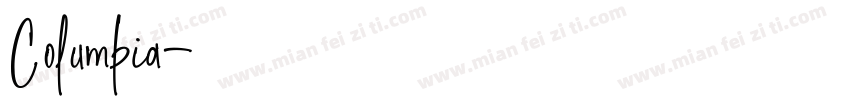 Columbia字体转换 Columbia字体转换