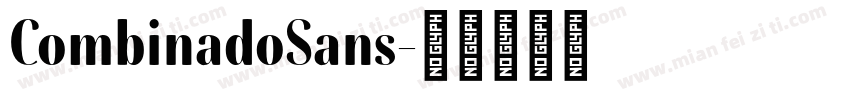 CombinadoSans字体转换