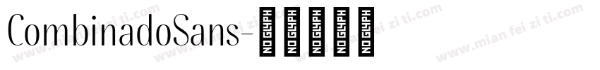 CombinadoSans字体转换