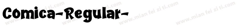 Comica-Regular字体转换