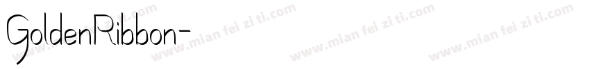 GoldenRibbon字体转换