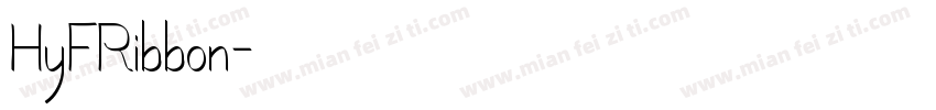 HyFRibbon字体转换