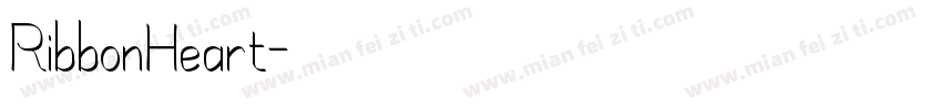 RibbonHeart字体转换
