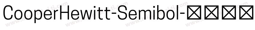 CooperHewitt-Semibol字体转换