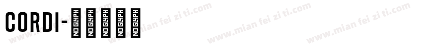 cordi字体转换