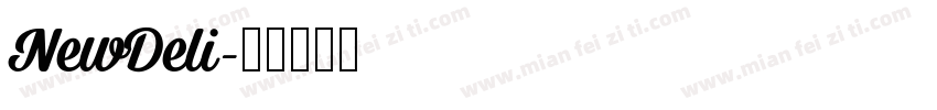 NewDeli字体转换