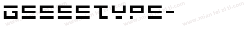 GeeeeType字体转换