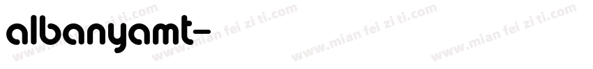 albanyamt字体转换