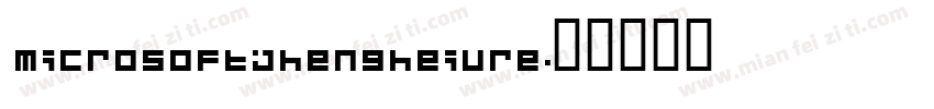 microsoftjhengheiure字体转换