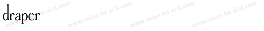 draper字体转换
