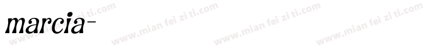 marcia字体转换
