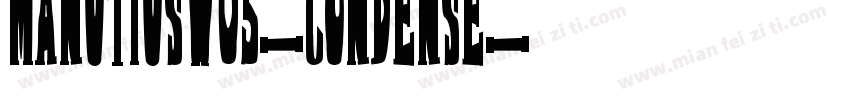 ManutiusW05-Condense字体转换