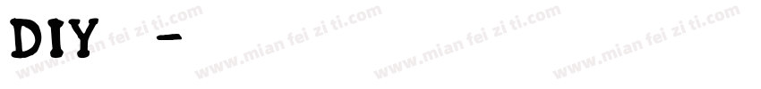 DIY字库字体转换