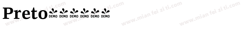 Preto字体转换