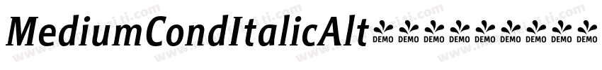 MediumCondItalicAlt手机版字体转换