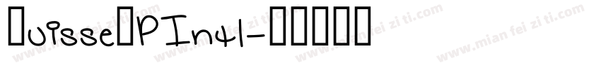 SuisseBPIntl字体转换