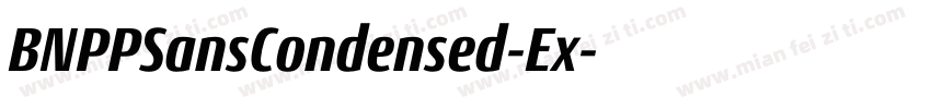 BNPPSansCondensed-Ex字体转换