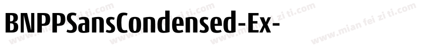 BNPPSansCondensed-Ex字体转换