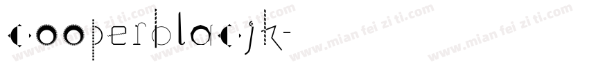 cooperblacjk字体转换