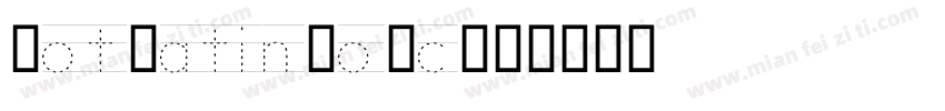 DotLatinBo2c字体转换