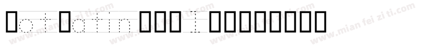 DotLatin_D21细化字体转换