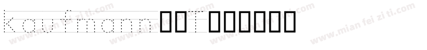 kaufmannDOT字体转换