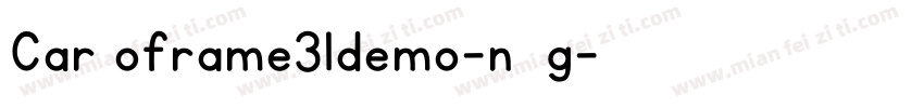 CarGoframe31demo-n2Kg字体转换