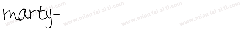 marty字体转换