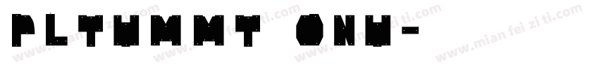plyummyDonu字体转换