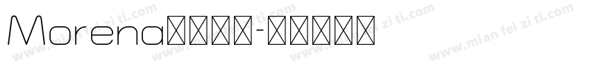 Morena英文字体字体转换