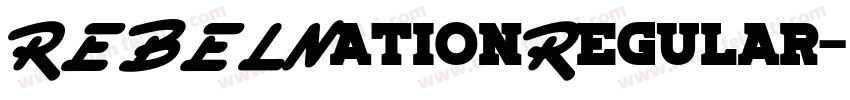 REBELNationRegular字体转换