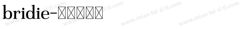 bridie字体转换