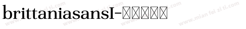 brittaniasansI字体转换