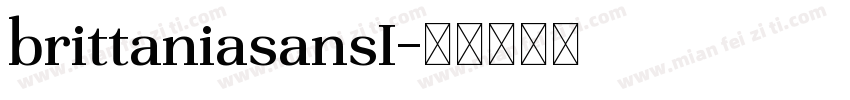 brittaniasansI字体转换