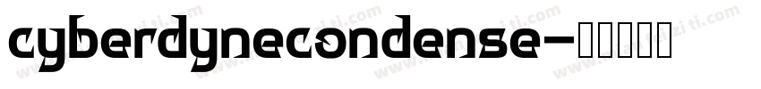 cyberdynecondense字体转换