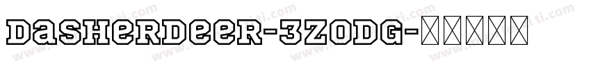 DasherDeer-3zODG字体转换