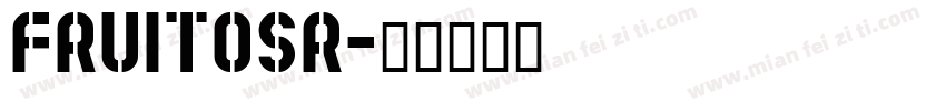 FruitosR字体转换