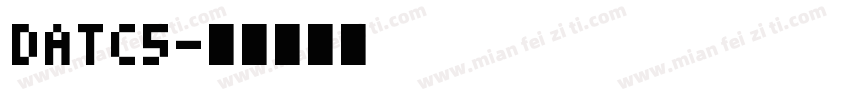Datc5字体转换