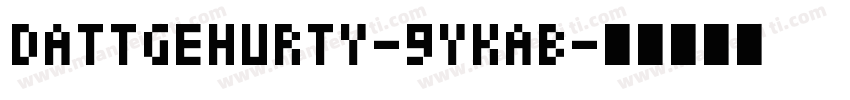 DattgeHurty-9YKaB字体转换