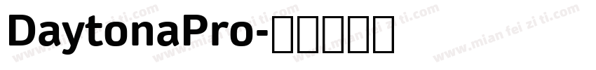 DaytonaPro字体转换