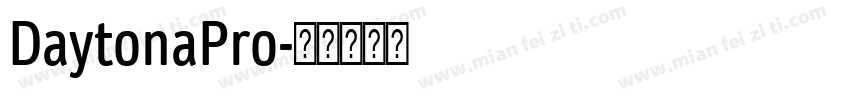 DaytonaPro字体转换