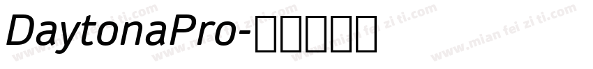 DaytonaPro字体转换