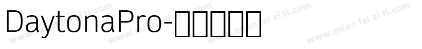 DaytonaPro字体转换