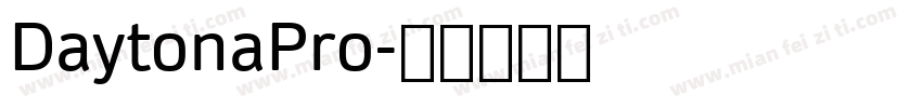 DaytonaPro字体转换