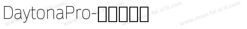 DaytonaPro字体转换