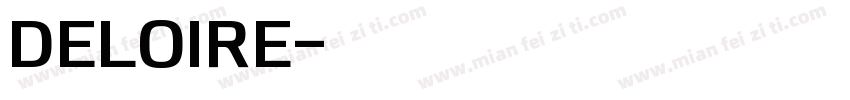 Deloire字体转换