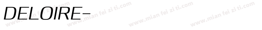 Deloire字体转换